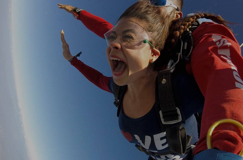 skydiving