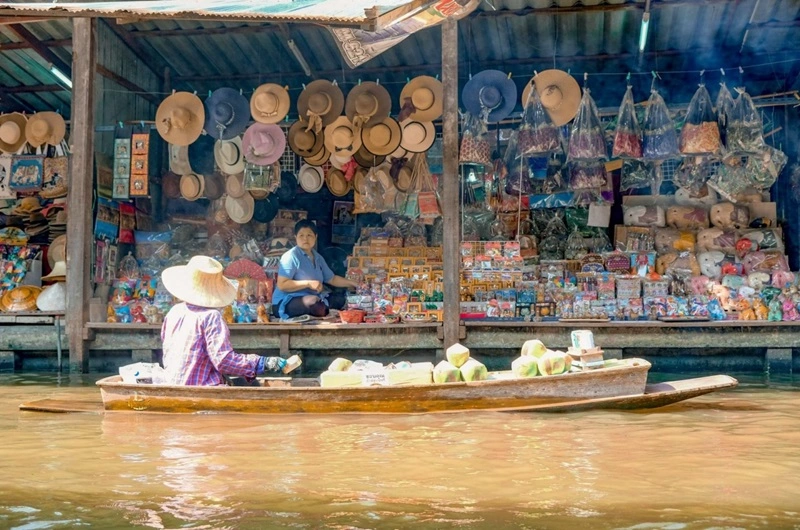 Thailand Trip - 06- DAMNOEN SADUAK FLOATING MARKET - Habibi World Travel and Tour-04